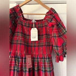 Ivy City Red Plaid Dress